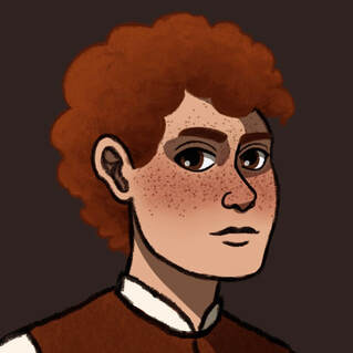 A red-haired, freckled centaur